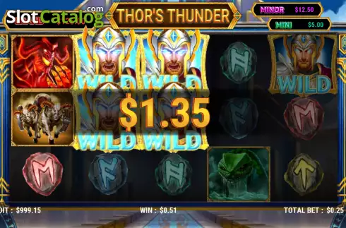 Οθόνη3. Thor's Thunder (Slot Factory) Κουλοχέρης
