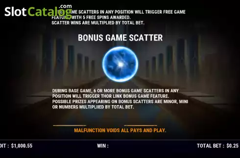 Οθόνη7. Thor's Thunder (Slot Factory) Κουλοχέρης