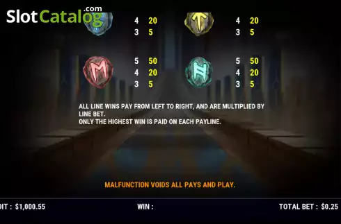 Οθόνη9. Thor's Thunder (Slot Factory) Κουλοχέρης