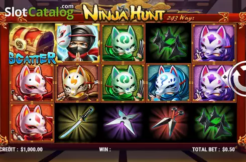 Οθόνη2. Ninja Hunt Κουλοχέρης