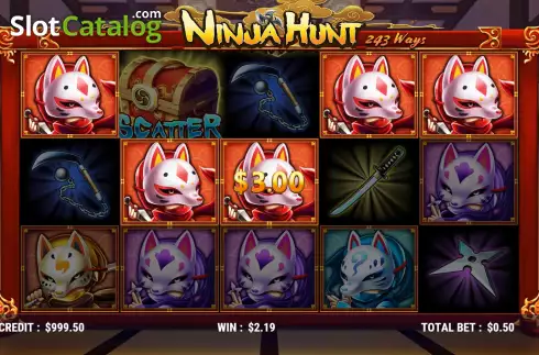 Οθόνη3. Ninja Hunt Κουλοχέρης