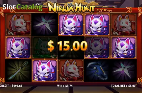 Οθόνη4. Ninja Hunt Κουλοχέρης