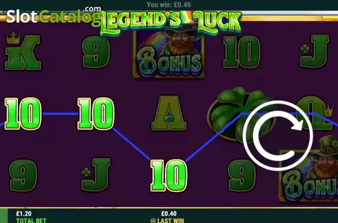 Οθόνη3. Legends Luck Κουλοχέρης