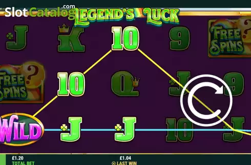 Οθόνη4. Legends Luck Κουλοχέρης