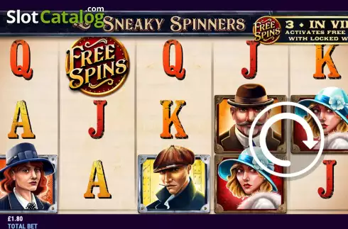 Οθόνη2. Sneaky Spinners Κουλοχέρης 