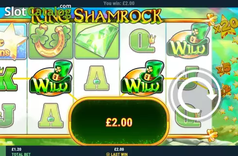 Οθόνη3. King Shamrock Κουλοχέρης