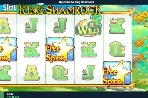 Οθόνη5. King Shamrock Κουλοχέρης