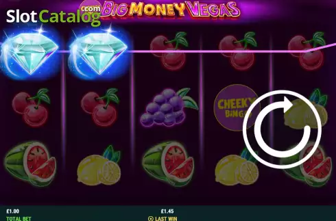 Οθόνη3. Cheeky Bingo Big Money Vegas Κουλοχέρης 
