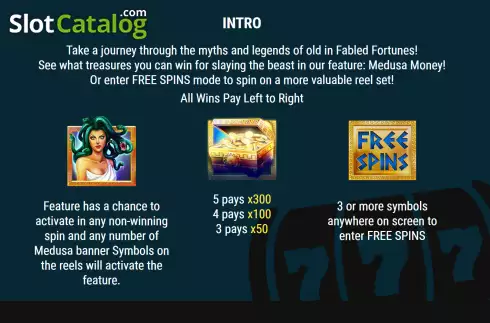 Οθόνη5. Fabled Fortunes Κουλοχέρης