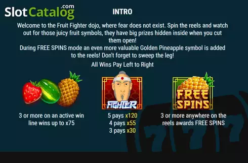 Οθόνη5. Fruit Fighter Κουλοχέρης 