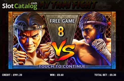 Οθόνη5. Muay Thai Fight Κουλοχέρης 