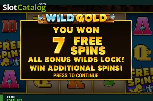 Οθόνη5. Wild Gold (Slot Factory) Κουλοχέρης 