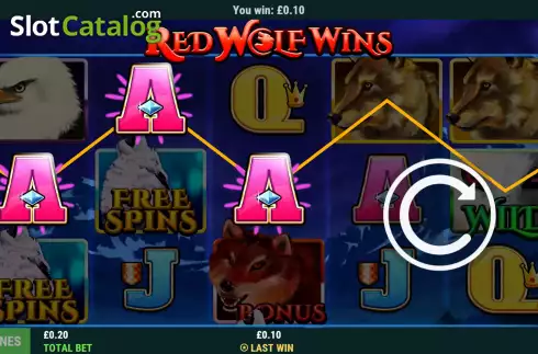 Οθόνη3. Red Wolf Wins Κουλοχέρης