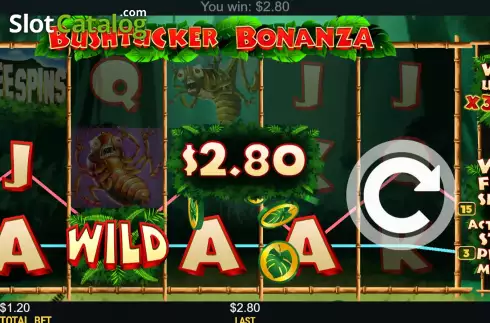 Οθόνη3. Bushtucker Bonanza Κουλοχέρης