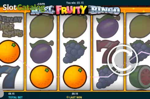 Οθόνη3. Reel Fruity Bingo Κουλοχέρης