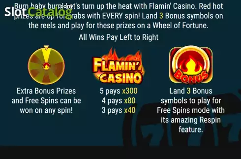 Οθόνη9. Flamin Casino Κουλοχέρης