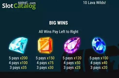 Οθόνη6. Wild Volcano (Slot Factory) Κουλοχέρης