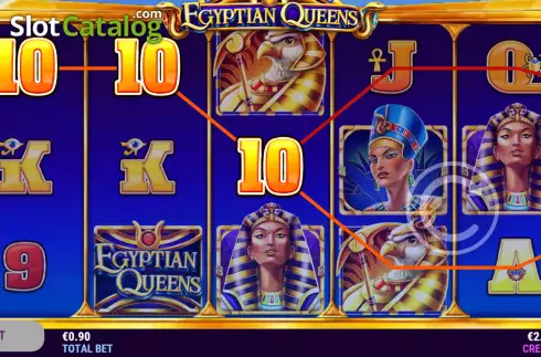 Οθόνη3. Egyptian Queens Κουλοχέρης