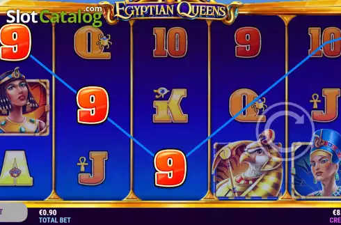 Οθόνη4. Egyptian Queens Κουλοχέρης