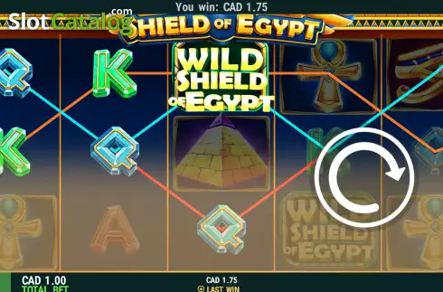 Οθόνη3. Shield of Egypt Κουλοχέρης
