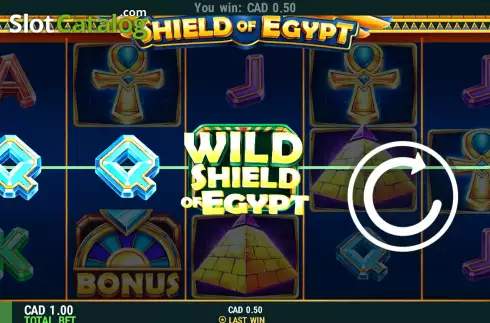 Οθόνη4. Shield of Egypt Κουλοχέρης