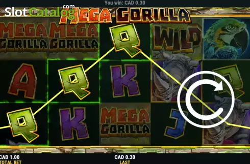 Οθόνη3. Mega Gorilla Κουλοχέρης