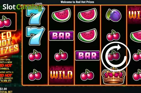 Οθόνη2. Red Hot Prizes Κουλοχέρης