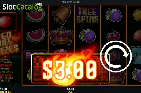 Οθόνη4. Red Hot Prizes Κουλοχέρης