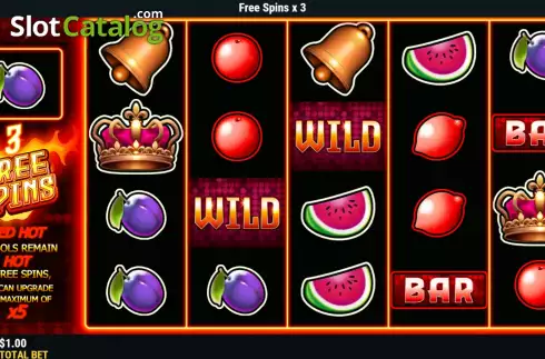 Οθόνη7. Red Hot Prizes Κουλοχέρης