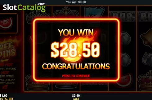 Οθόνη8. Red Hot Prizes Κουλοχέρης