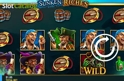 Οθόνη2. Sunken Riches Κουλοχέρης