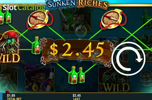 Οθόνη4. Sunken Riches Κουλοχέρης