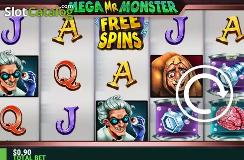 Οθόνη2. Mega Mr Monster Κουλοχέρης 