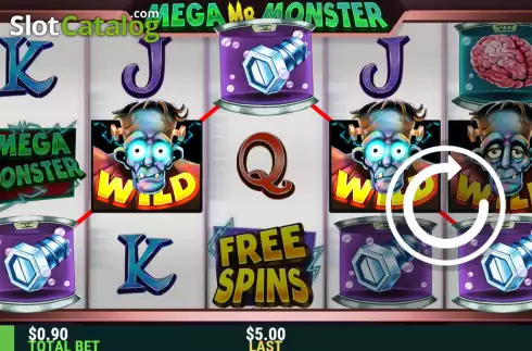 Οθόνη3. Mega Mr Monster Κουλοχέρης 