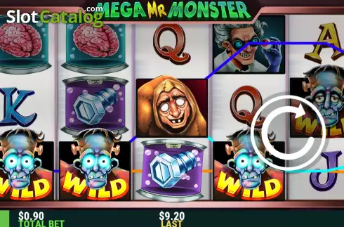 Οθόνη4. Mega Mr Monster Κουλοχέρης 