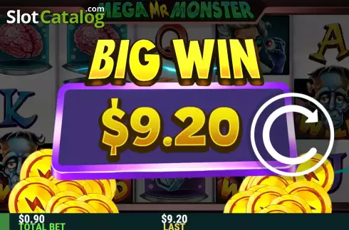 Οθόνη5. Mega Mr Monster Κουλοχέρης 