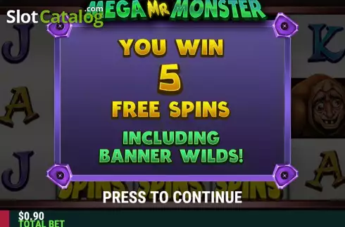 Οθόνη7. Mega Mr Monster Κουλοχέρης 