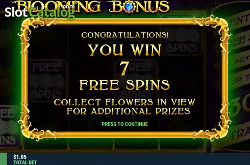 Οθόνη6. Blooming Bonus Κουλοχέρης