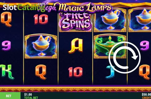 Οθόνη2. Mega Magic Lamps Κουλοχέρης