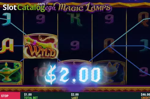 Οθόνη5. Mega Magic Lamps Κουλοχέρης