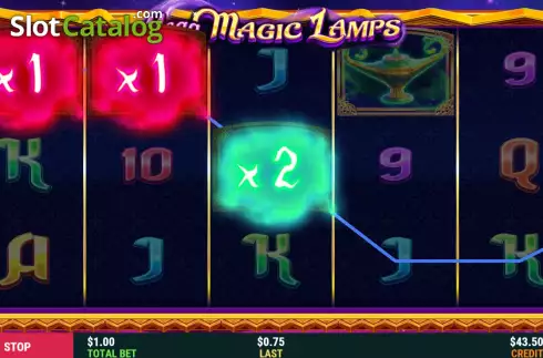 Οθόνη6. Mega Magic Lamps Κουλοχέρης