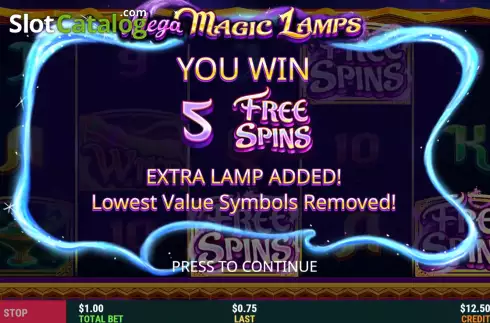 Οθόνη9. Mega Magic Lamps Κουλοχέρης