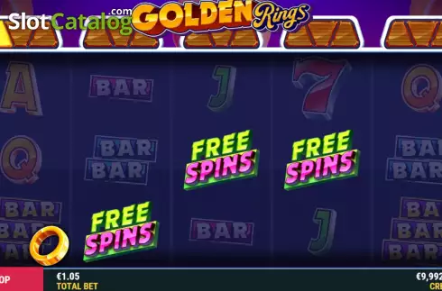 Οθόνη5. Golden Rings Κουλοχέρης