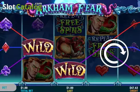 Οθόνη3. Arkham Fear Κουλοχέρης