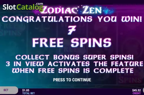 Οθόνη6. Zodiac Zen Κουλοχέρης