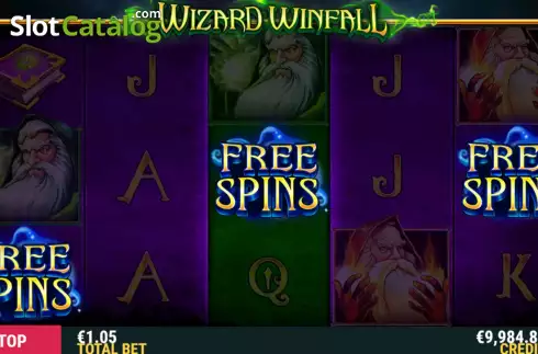 Οθόνη5. Wizard WinFall Κουλοχέρης