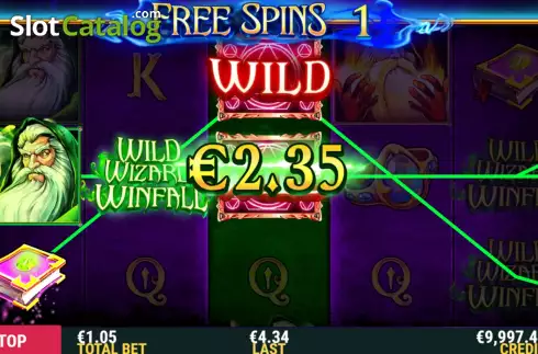 Οθόνη9. Wizard WinFall Κουλοχέρης