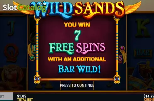 Οθόνη6. Wild Sands Κουλοχέρης