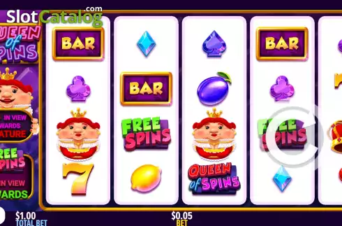 Οθόνη2. Queen of Spins Κουλοχέρης