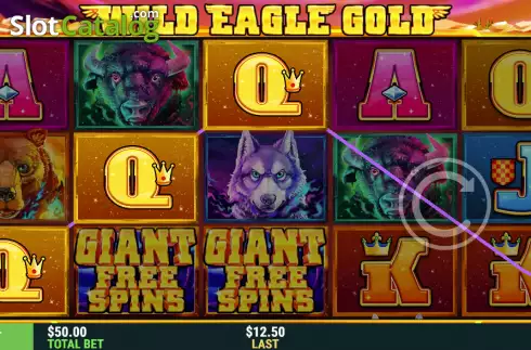 Οθόνη3. Wild Eagle Gold Κουλοχέρης